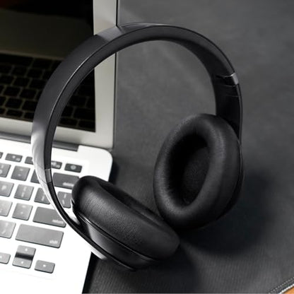 Ear Pads Replacement for Beats Studio Pro Wireless Earpad Cushion | Protein Leather Strong Adhesive (Black) - color: Black