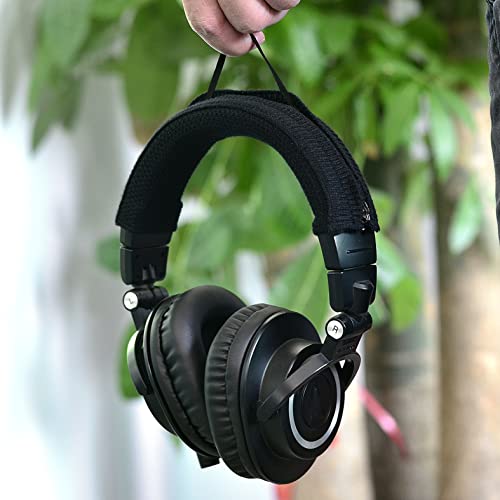 Headband Cover for Bose/Anker/Sony/COWIN/Audio-Technica/JBL/Hyperx Headset | Knitted fabric With lanyard Headband Cover ,Headband Protector with Zipper,DIY Installation No Tool Needed