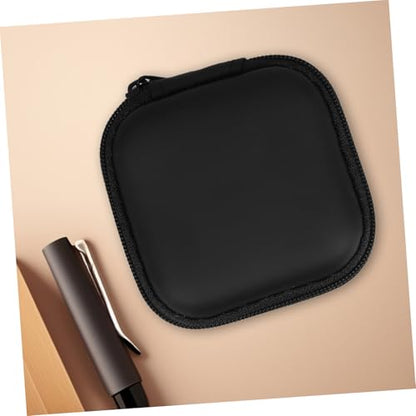 Homoyoyo Headphone Case Earphone Protective Case ﻿ USB Cable Pouch Mini Carrying Bag for Headphones Earbuds Travel Storage Case
