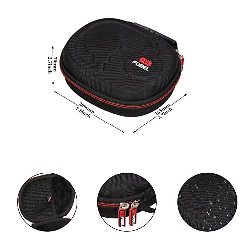 FBLFOBELI Headphone Cases EVA Hard Storage Case for JBL TUNE 500BT/510BT/T450BT/710BT/JBL Live 650 BT NC On-Ear Wireless Bluetooth Headphone, Travel Protective Bag (Black) - color: Black