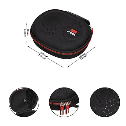 FBLFOBELI Headphone Cases EVA Hard Storage Case for JBL TUNE 500BT/510BT/T450BT/710BT/JBL Live 650 BT NC On-Ear Wireless Bluetooth Headphone, Travel Protective Bag (Black) - color: Black