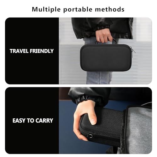 Carrying Case for Blue Tees Golf Player+, Player Pro GPS Speaker | Hard EVA Shell, Shockproof, Water Resistant, Scratch Resistant, Mesh Pocket for Charging Cable & Accessories, Black - color: Black