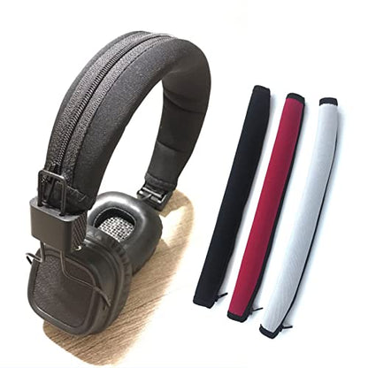 Replacement Headband Cushion Pad Cover Protector for Major I/II MID Headset Headphones Headphones - color: white and black