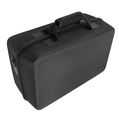 Dpofirs Protective Travel Bag for SLIM Console | Hard Shell Shockproof Storage Case, Controller Holder, WaterResistant, Large Capacity, Gray (Black) - color: Black