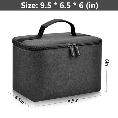 Hand Mixer Storage Case for KitchenAid 5, 6, 7 and 9 Speed Mixers - color: Grey