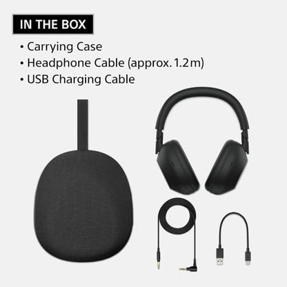 Sony WH-1000XM6/S Best Wireless Noise Canceling Headphones, Platinum Silver Bundle with Deco Essentials Exclusive CPS 26 Month Protection Pack | Official USA Partner Model - color: Pewter