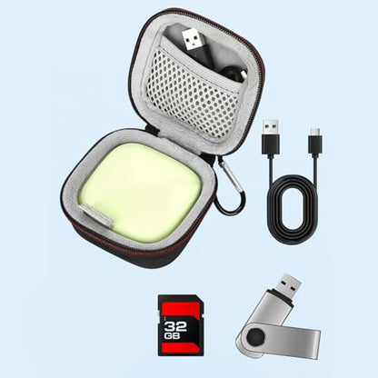 Waterproof Shockproof Earphone Case for Headsets Secure Storage Travel Protections Bag with Inner Pocket
