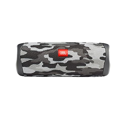 JBL Flip 5 (Black Camo) + Bundle with divvi! Protective Hardshell Case - color: Black Camo