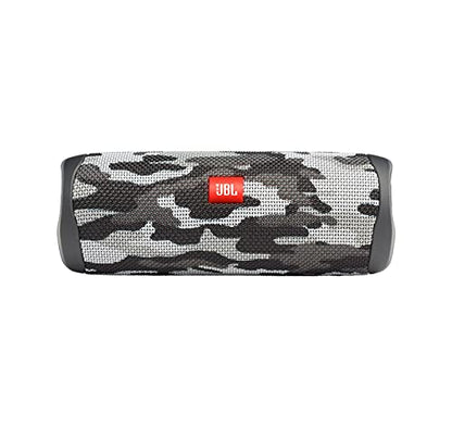 JBL Flip 5 (Black Camo) + Bundle with divvi! Protective Hardshell Case - color: Black Camo
