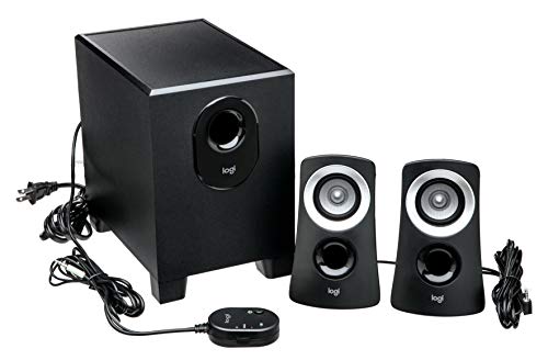 Logitech Z313 2.1 Multimedia Speaker System with Subwoofer - Black