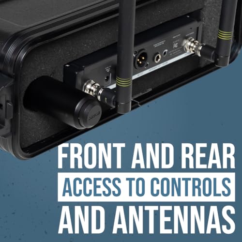 Shure by Gator Solution Series Molded ATA Case for a Single Wireless Mic System; (SH-WSYS-CASE) - size: Hardshell Case, style: Single Wireless System