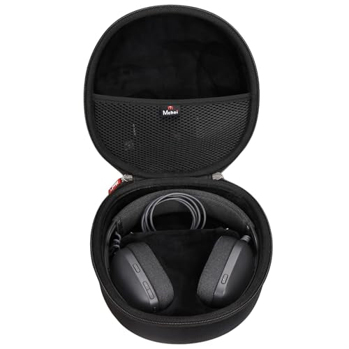 Mchoi Headphones Case Fits for Logitech Zone Vibe 100&125 / for Logitech G PRO X, G735 Wireless Headphones, Case Only, Black - color: Black