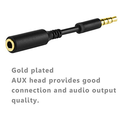 2 Pack Headphone Jack Adapter Android Phone Ultra Slim Audio Extender Replacement for Life Proof 3.5 mm Short Extension Cable AUX Skinny Dongle Compatible with Lifeproof
