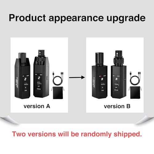 Phenyx Pro Auto Scan Plug-on XLR Wireless Transmitter Receiver System PTU-X | 16 UHF Frequencies, Wired-to-Wireless Setup,Dynamic & Condenser Mics, musicians, pastors, presenters in live stage, church