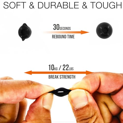 Replacement Memory Foam Eartips for Status Earbuds,6 Pairs,Black | Compatible with Status Pro X / Status Audio Between Pro / Between 3ANC Onyx / 3ANC Bone Earbuds,Ear Tips Earpad