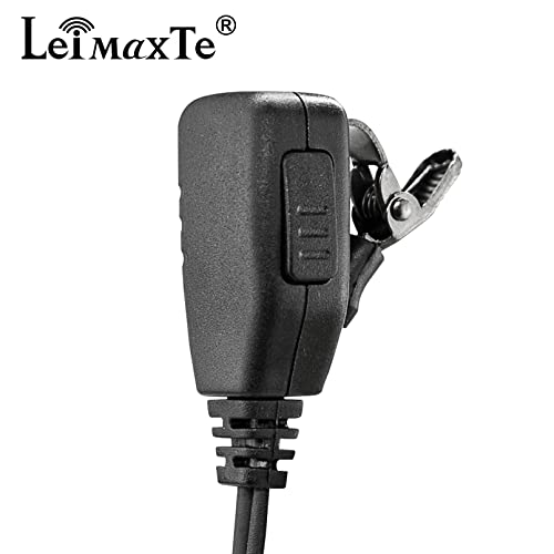 IC-F4011 Earpiece for ICOM 2 Way Radio,IC-F24S IC-F14 IC-F11 IC-F21 IC-F4011 IC-F3011 IC-F3013 IC-F3GT Headset with Mic PTT FBI Security Surveillance Acoustic Tube Walkie Talkie Headphone