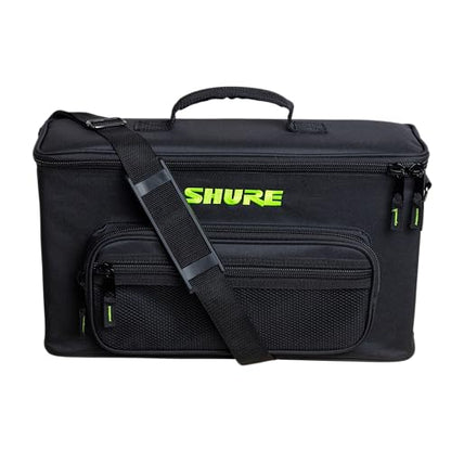 Shure by Gator Padded Carrying Bag that Holds Up to 2 Wireless Mic Systems; (SH-WRLSSCARRYBAG-2) - size: Gig Bag, style: Dual Wireless System