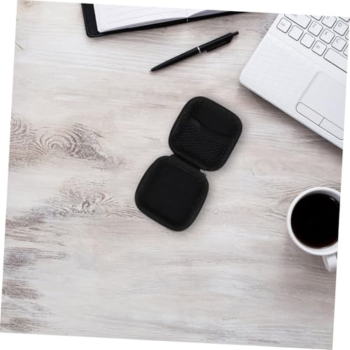 EVA Earbud Case with Mesh Pocket, Hard Shell Organizer for Travel