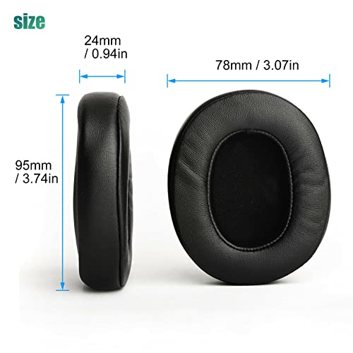 Replacement Ear Pads Memory Foam for Skullcandy Crusher Wireless Crusher | Headphones Ear Cushions Headset Earpads Ear Cups Cover Repair Parts for Skullcandy Crusher 3.0 Wireless Hesh 3