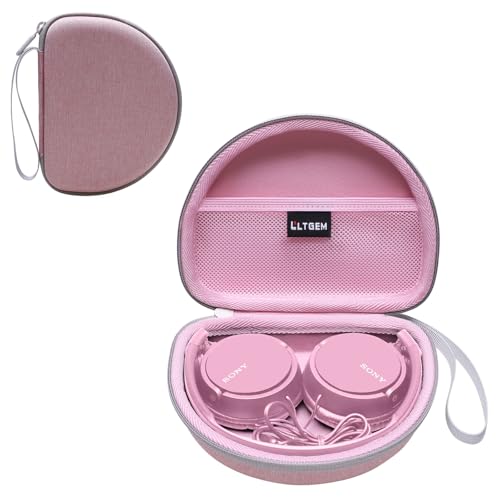 Case for Sony MDR-ZX110/ZX110AP/ZX310AP Wired On-Ear Headphones Pink | Hard Carrying Travel Case for Sony ZX Series MDR-ZX110/ZX110AP/ZX310AP Wired On-Ear Headphones - color: Pink