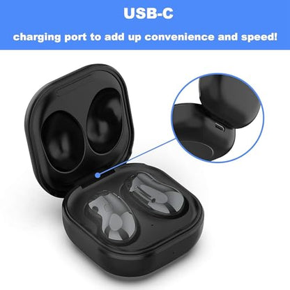 Wired Charging Case for Buds Live -R180 Earbuds, Earbuds Charger Case Dock Station Replacement, with LED Indicator, Case Only