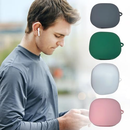Lightweighted Silicone Shell Case for Headsets Charging Box Cover Charging and Full Body Protections Shockproof Case for Headsets - color: B