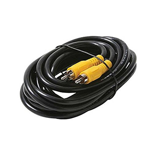 6' FT RCA Male to Male Cable Coaxial RG59 Shielded Audio Aluminum Foil Copper Braid 75 Ohm Impedance Interconnect Cable Male to Male A/V Digital Signal