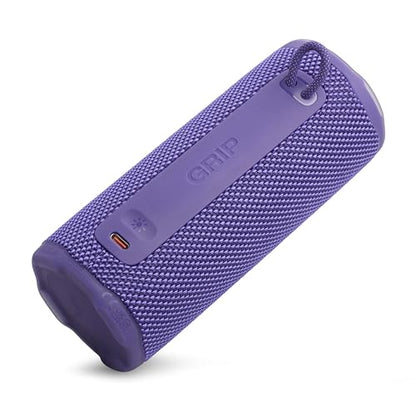 JBL Grip Portable Bluetooth Speaker, Waterproof, Ambient Light - Purple | Up to 14 Hr Playtime, AI Sound Boost, IP68 Waterproof And Dustproof, Drop-Proof, App Control, Ideal For Outdoor And Travel - color: Purple