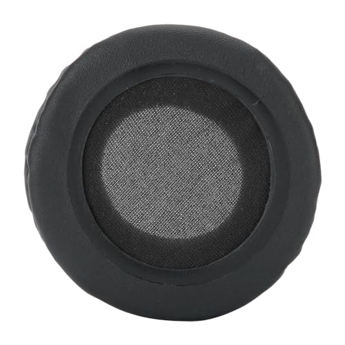 GOWENIC Replacement Ear Cushions, 75mm Headphone Earpads, Universal Ear Pads Covers for Headset, Black Foam Cushions Compatible with Most Headsets