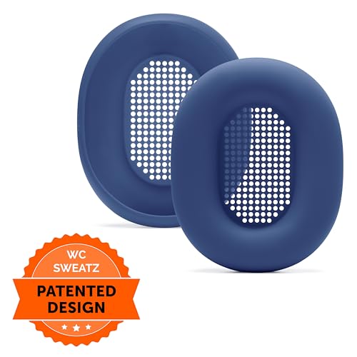 WC SweatZ XM5 - Patented Earpad Sweat Covers for Sony WH1000XM5 by Wicked Cushions | Full 360 Earpad Protection | Sweatproof & Easily Washable | Blue - color: Blue