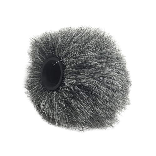 VANZACK Microphone Windscreen Cover Windproof Furry for Camera Microphones Enhanced Sound Reception Durable Protection for Outdoor Use Compatible with Various Models