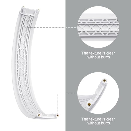 Replacement Studio Pro Headband Top Head Band Repair Parts Accessories Arch Band Compatible with Beats Studio Pro 2023(Model A2924) Headphones (White) - color: White