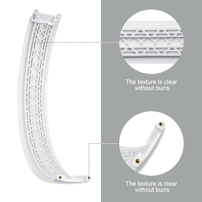 Replacement Studio Pro Headband Top Head Band Repair Parts Accessories Arch Band Compatible with Beats Studio Pro 2023(Model A2924) Headphones (White) - color: White