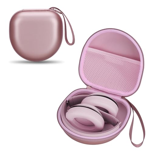 Headphone Case Compatible with JBL/Beats/BERIBES/Jlab/Picun/TOZO/KVIDIO/Soundcore Anker/Skullcandy Noise Cancelling Over-Ear Headphones, Pearl Pink - color: Pearl Pink