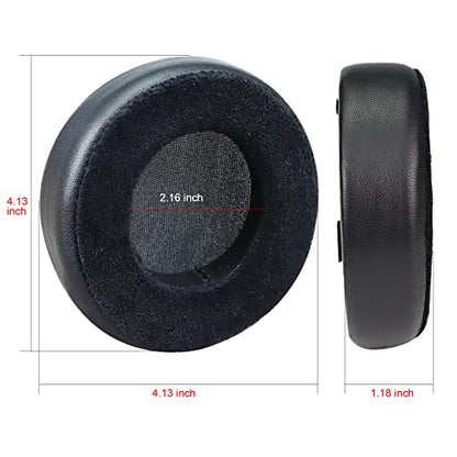 MOLGRIA SUNDARA Velour Sheepskin HE300/400 Ear Pads Cushion Replacement Earpads for HiFiMan HE300 HE400 400SE 500SE 560SE Wired and Wireless Headphones - color: Sheepskin Leather