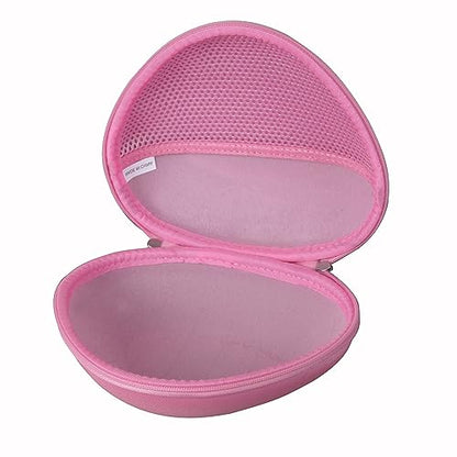 adada Hard Travel Case for iClever HS19 / iClever BTH12 Kids Headphones (Pink) - color: Pink