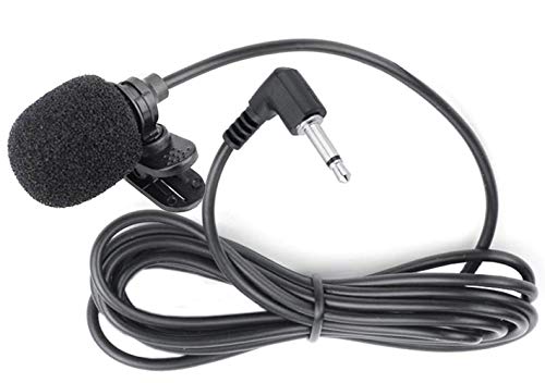 AKindle Mini lavalier Lapel Tie Clip-on 3.5mm Jack Condenser Collar Microphone Compatible for Crosstour ct8500 Action Camera