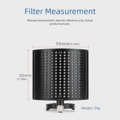 Adjustable Microphone Isolation Screen Studio Sound Absorbing Reflector Equipment Sound Isolation Portable