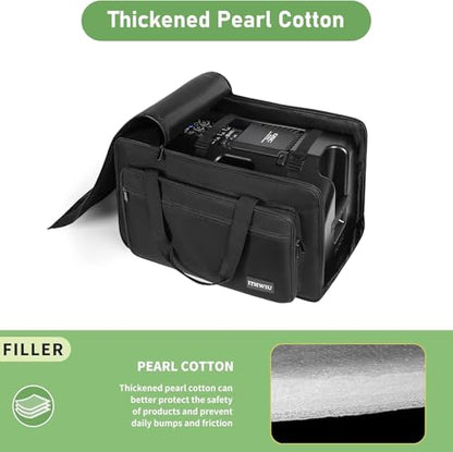 Speaker Carrying Bag with Thickened Sponge for Compact 8" Speaker Cabinets; Heavy-Duty Fits QSC K8, Yamaha DXR8 and more (IT-TOTE8), Black - size: For 8" Speakers