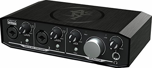 Mackie Audio Interface, Onyx Producer 2X2 USB Audio Interface with MIDI (Onyx Producer 2-2) - style: 2 Mic Res w/MIDI