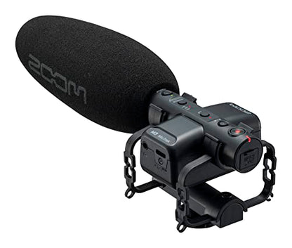 Zoom M3 MicTrak On-Camera Shotgun Recorder for Filmmakers | Clip-Free Audio with 32-Bit Float, Stereo and Mono Capture, Shockmount Included, USB Microphone Mode, Battery Powered