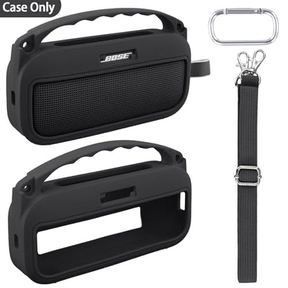 Aenllosi Case for Bose SoundLink Flex 2nd Gen Speaker, Black (Case Only) | Drop Resistant Protection, Water Resistant Protection, Dust Proof Protection, Protective Case Only - color: Black, style: Silicone Cover for Bose SoundLink Flex 2nd Gen