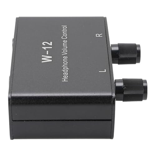 Bewinner 3.5mm 6.35mm Stereo Volume Controller, Stereo Audio Volume Attenuator, 1/4 Inch 1/8 Inch Mini Inline Headphone Attenuator Vol Control Knob