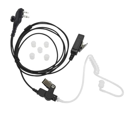 Radio Headset Walkie Talkie Earpiece with Mic Ear Piece 2 Way Radio Earphone 2pin Headphone Compatible for Hyt Hytera bd502i bd552i bd612i tc508 pd562i pd402i pd482i
