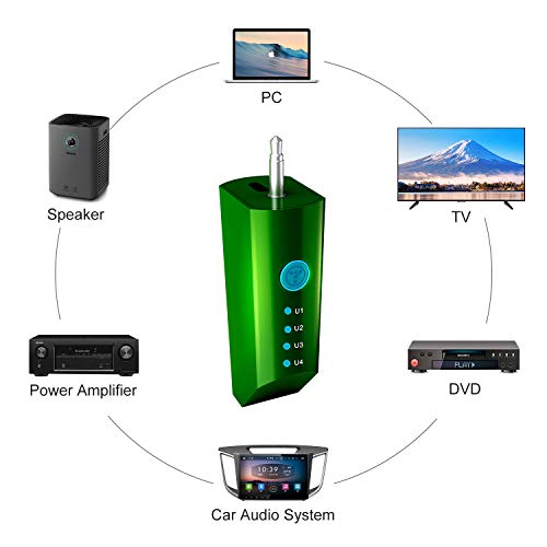 TOSING V1 Pro Professional 20W Karaoke Machine for Adults/Singer Microphone,U Segment Receiver Link to Bluetooth Speakers Sing Machine for AMP/TV/PC/Car/Smartphone(Emerald)