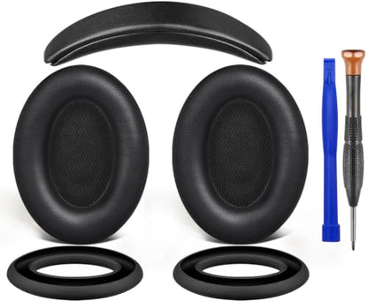SOULWIT Replacement Kit for Bose QC15 and QC2- Black - color: Black