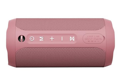 EDUPLINK Bluetooth Speaker IPX7 Waterproof Wireless, Pink - color: Pink Waterproof Speaker