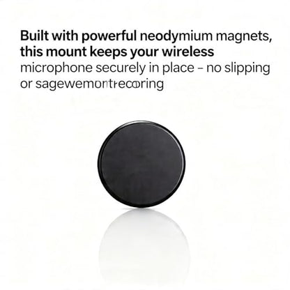 Mic Clip Magnet for DJI Mic Mini/Mic 2/Mic 3 Wireless Transmitter, Magnetic Clip for Wireless Lavalier Microphone adapters, Microphone Receiver Magnetic Mounting