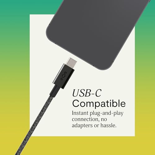 House of Marley Smile Jamaica USB-C Wired Earbuds with Microphone, in-Ear Headphones, 9.2mm Driver, Tangle-Resistant Cable, Plug-and-Play Earphones for Smartphones, Tablets & Laptops (Black) - color: Signature Black