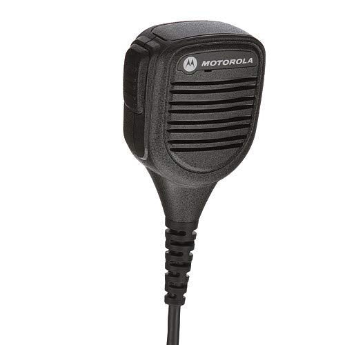 Motorola PMMN4069A Remote Speaker Microphone with Impres Audio (Black) - color: PMMN4069A